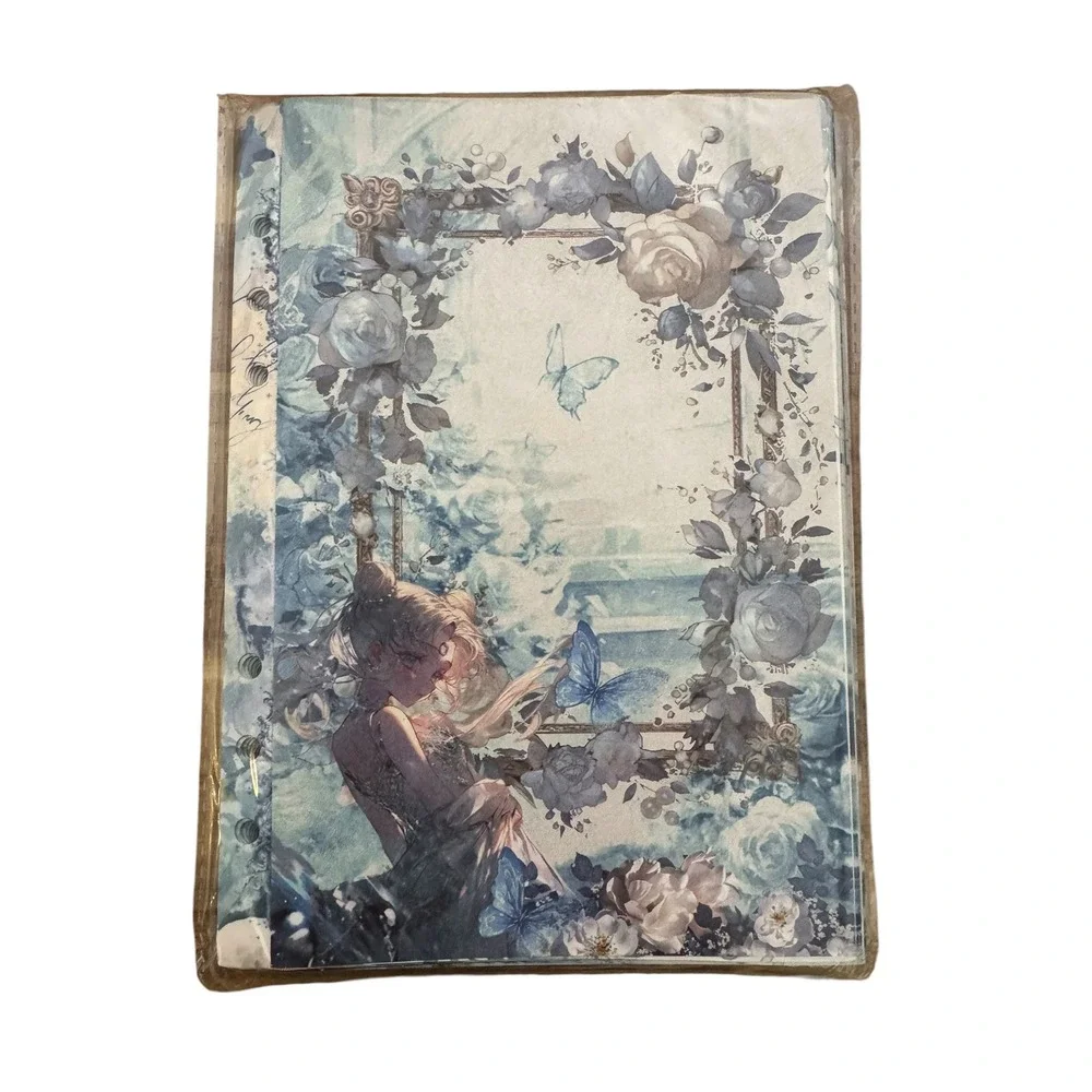 Sailor Moon Inspired A5 6-Ring Binder Journal Planner Ethereal Anime Art NEW